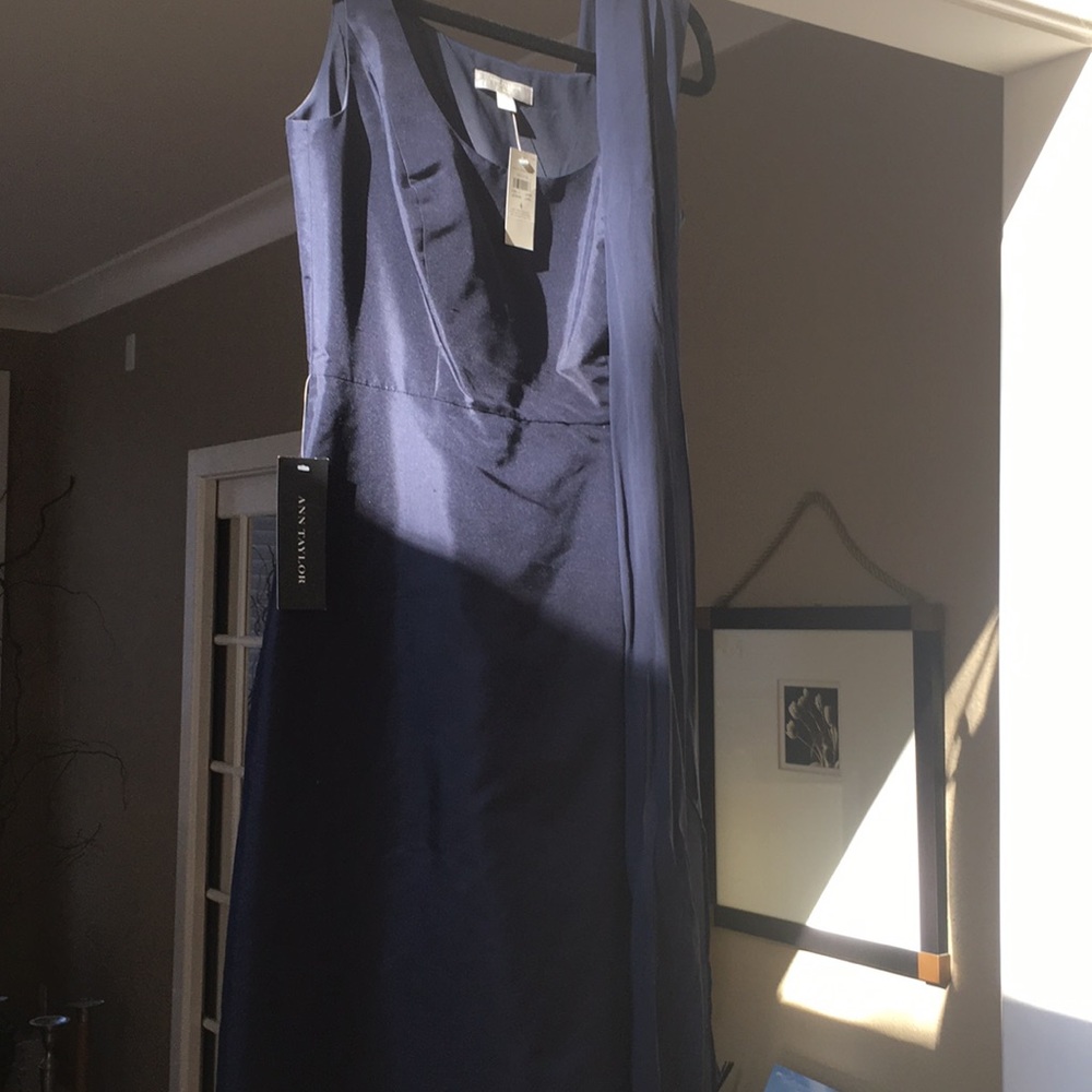 NWT Ann Taylor dress -navy